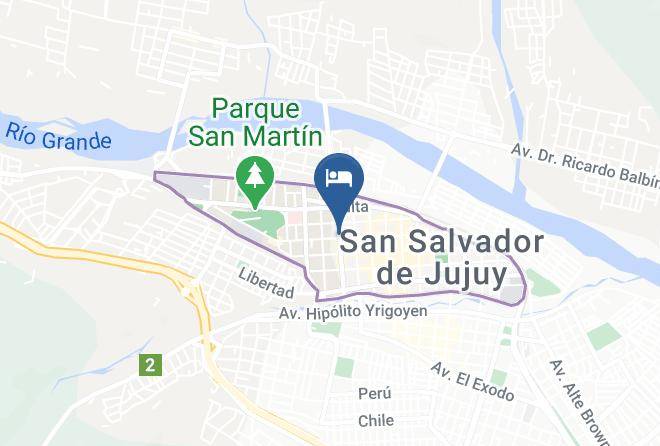 Doctor Manuel Belgrano - Hotel Alvear Jujuy Maps