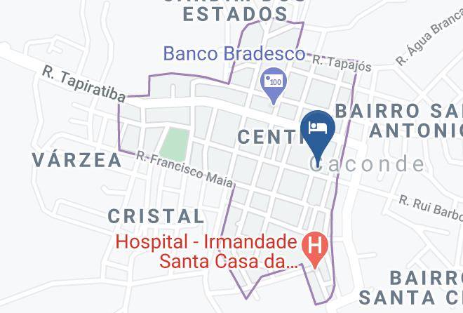 Caconde - Hotel Alvorada Maps