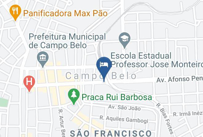 Campo Belo - Hotel Alvorada Maps