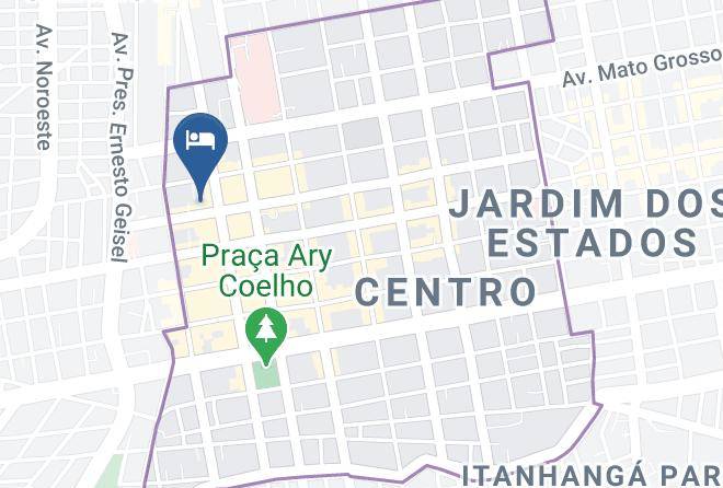 Campo Grande - Hotel Alvorada Maps