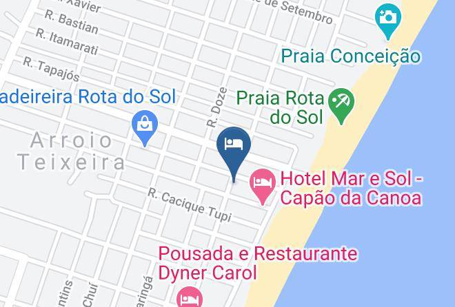 Capao Da Canoa - Hotel Alvorada Maps