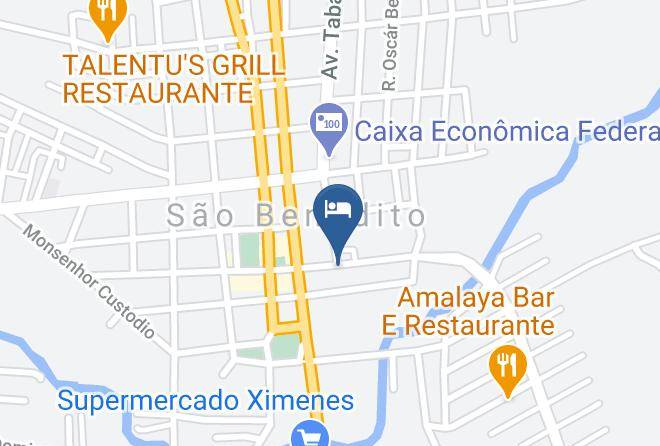 Sao Benedito - Hotel Alvorada Maps