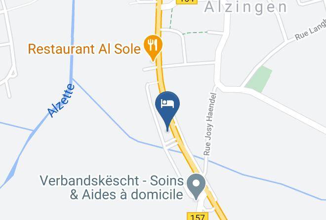 Hesperange - Hotel Alzinn Maps