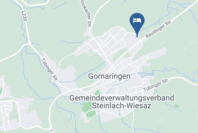 Tubingen - Hotel Alznauer Hof Maps