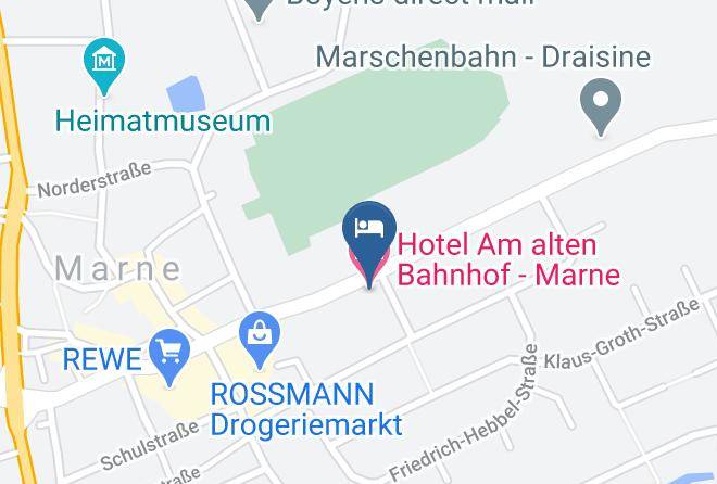 Dithmarschen - Hotel Am Alten Bahnhof Marne Maps
