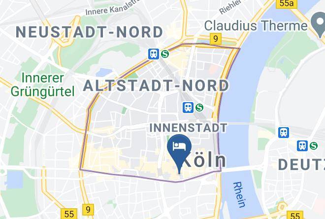 Cologne - Hotel Am Augustinerplatz Maps