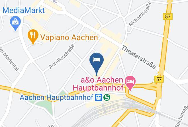Aachen - Hotel Am Bahnhof Maps