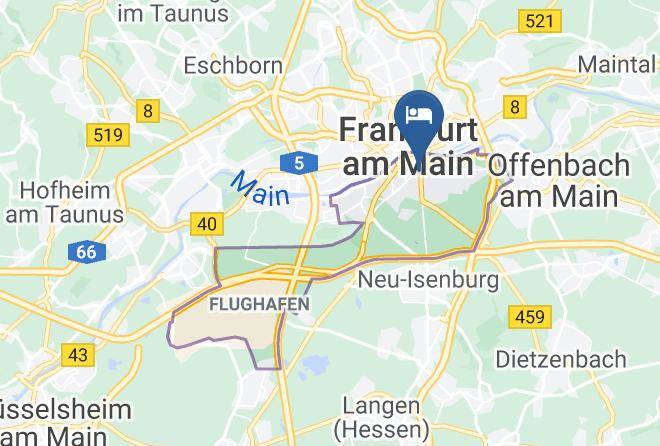 Frankfurt Am Main - Hotel Am Berg Maps