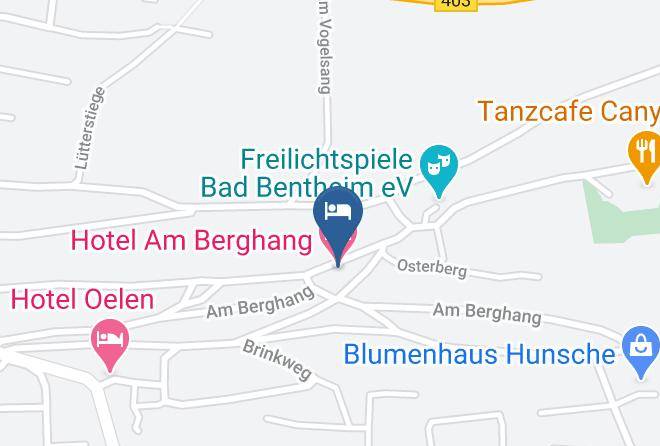 Grafschaft Bentheim - Hotel Am Berghang Maps