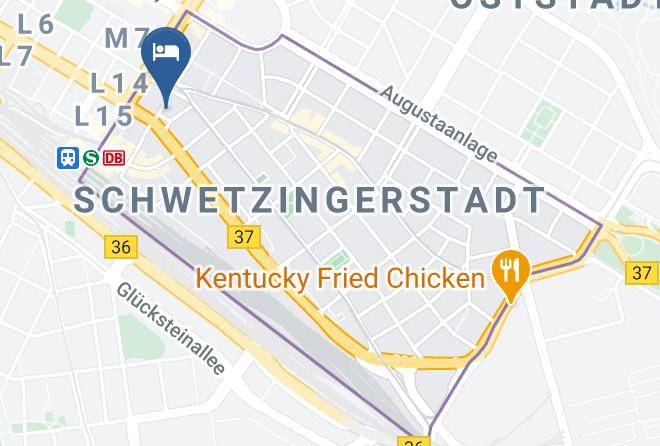 Mannheim - Hotel Am Bismarck Maps