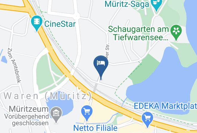 Mecklenburgische Seenplatte - Hotel Am Brauhaus Brauhaus Muritz & Kegelbahn Maps