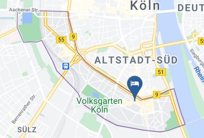 Cologne - Hotel Am Chlodwigplatz Maps