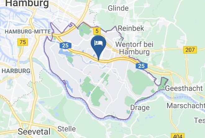 Stadt Hamburg - Hotel Am Deich & Restaurant Yamas Maps