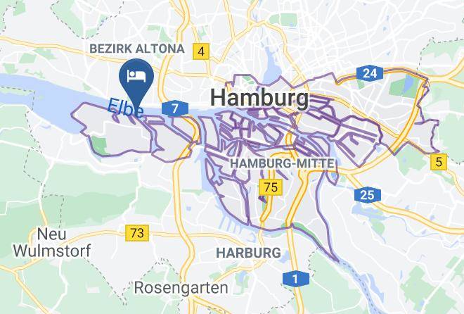 Stadt Hamburg - Hotel Am Elbufer Maps