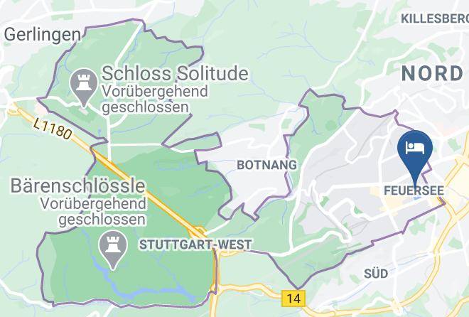Stuttgart - Hotel Am Feuersee Maps