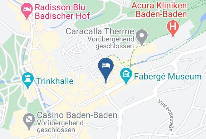 Baden Baden - Hotel Am Friedrichsbad Inh Prokop Pustina Maps