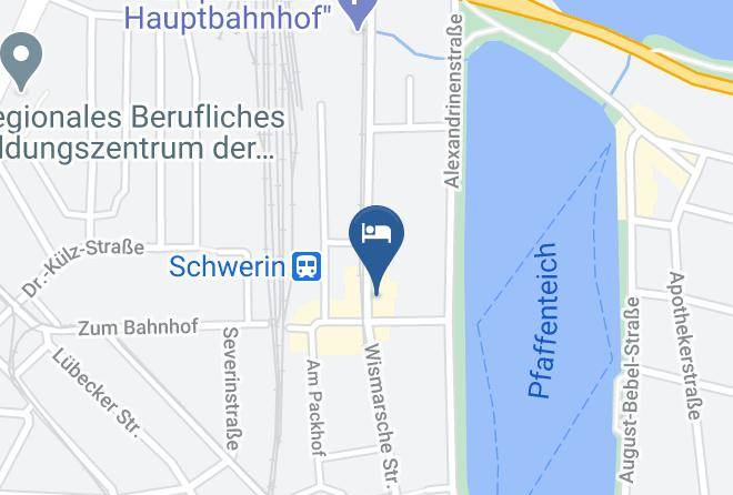 Schwerin - Hotel Am Hauptbahnhof Maps