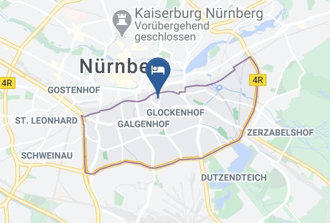 Nuremberg - Hotel Am Heideloffplatz Maps