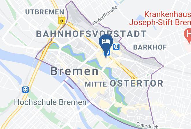 Stadt Bremen - Hotel Am Hillmannplatz Nr 1 Maps