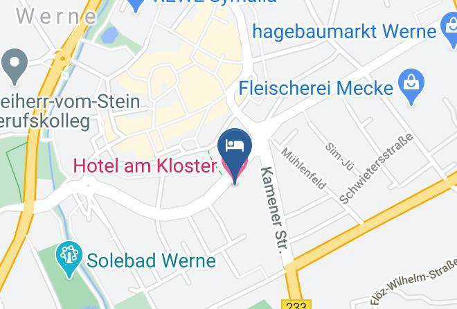 Unna - Hotel Am Kloster Maps