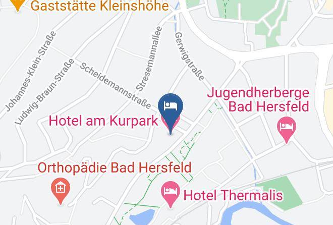 Hersfeld Rotenburg - Hotel Am Kurpark Maps