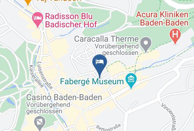 Baden Baden - Hotel Am Markt Maps