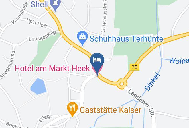 Borken - Hotel Am Markt Heek Maps