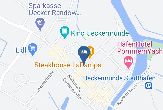 Vorpommern Greifswald - Hotel Am Markt Und Ueckermunder Brauhaus Stadtkrug Maps