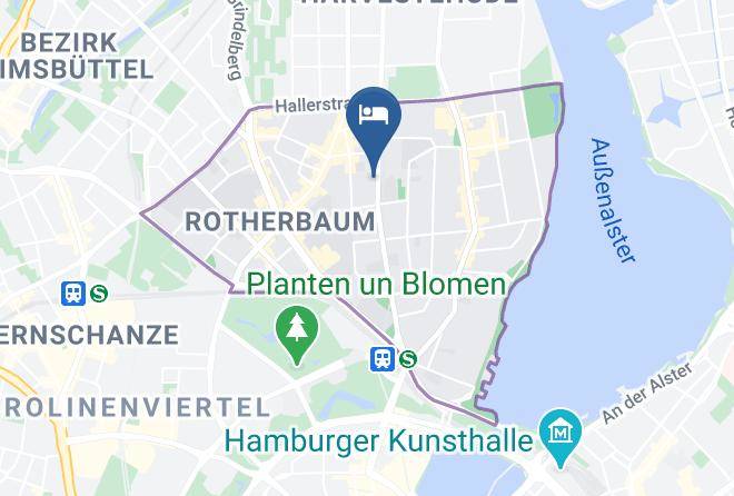 Stadt Hamburg - Hotel Am Museum Maps