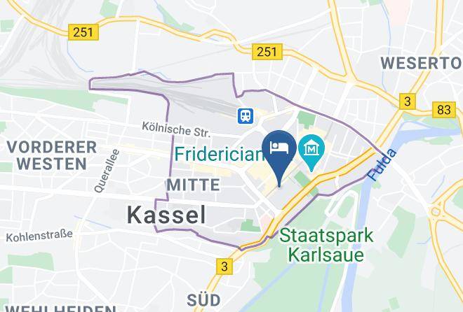 Kassel - Hotel Am Rathaus Maps