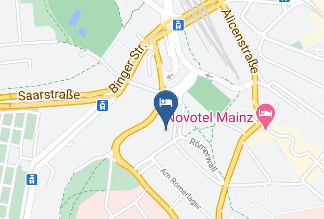 Mainz - Hotel Am Romerwall Maps