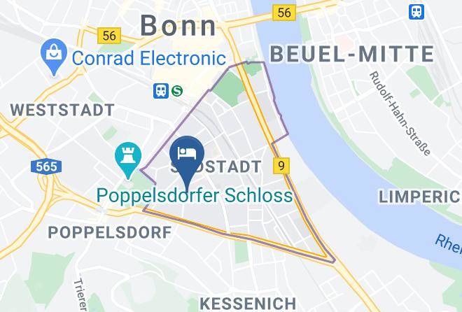 Bonn - Hotel Am Roonplatz Maps