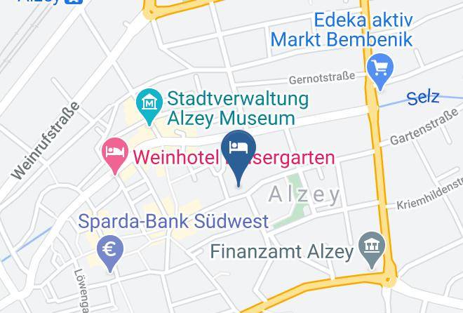 Alzey Worms - Hotel Am Schloss Alzey Maps