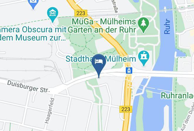 Mulheim An Der Ruhr - Hotel Am Schlos Broich Maps