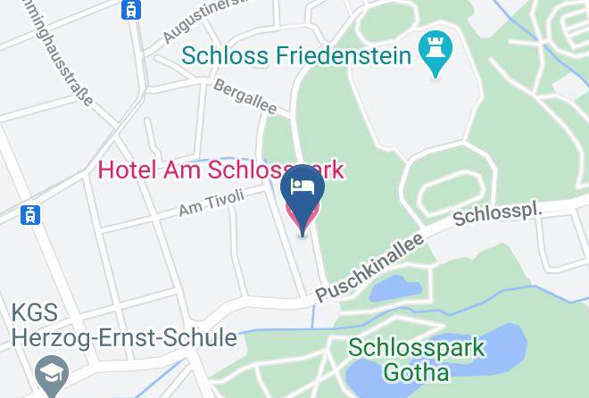 Hotel Am Schlosspark Map