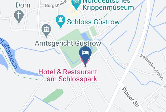 Rostock - Hotel Am Schlosspark Gustrow Maps