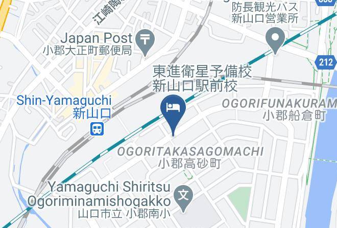 Yamaguchi City - Hotel Am See Shin Yamaguchi Maps