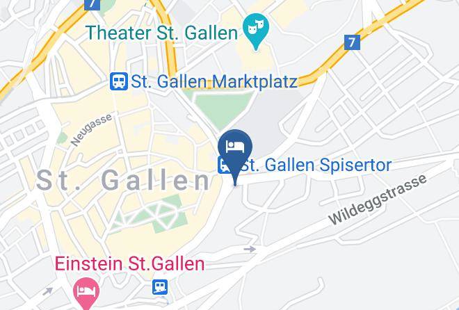 Sankt Gallen - Hotel Am Spisertor Maps