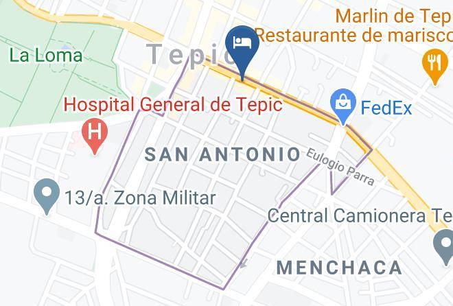 Tepic - Hotel Am Maps