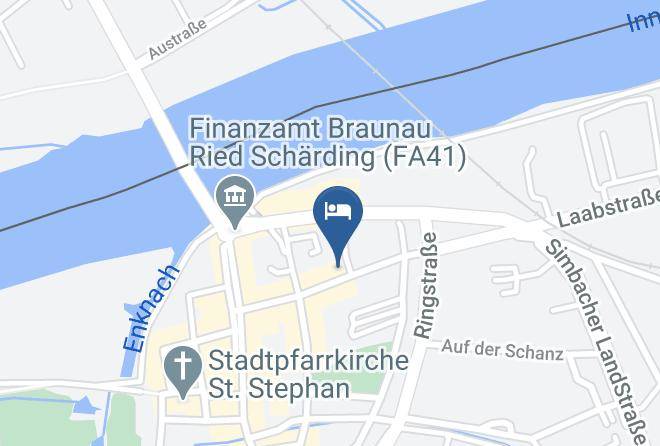 Braunau Am Inn - Hotel Am Theaterpark Familie Neussl Maps