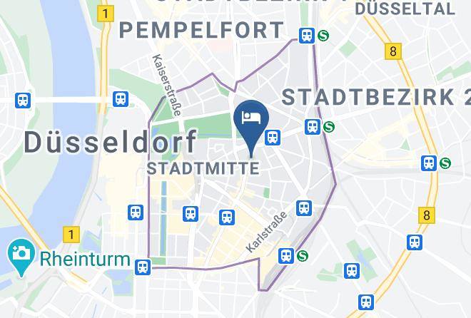 Dusseldorf - Hotel Am Wehrhahn Maps
