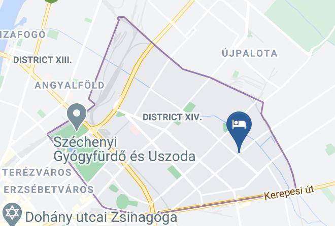 Budapest Zuglo - Hotel Amadeus Maps