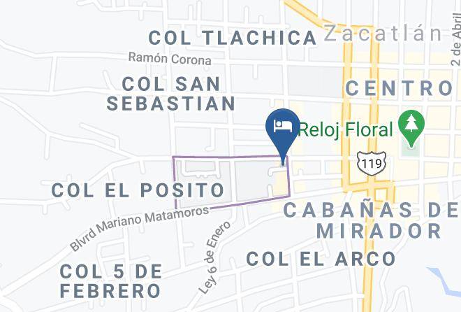 Zacatlan - Hotel Amador Maps