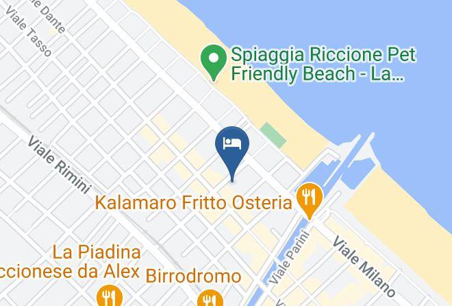 Rimini - Hotel Amalfi Maps