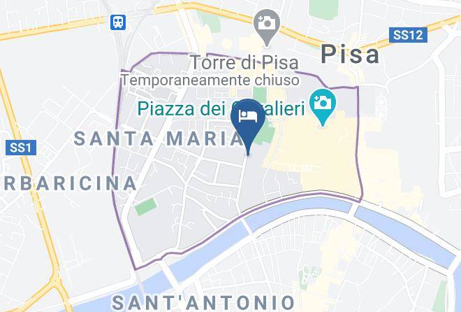 Pisa - Hotel Amalfitana Maps