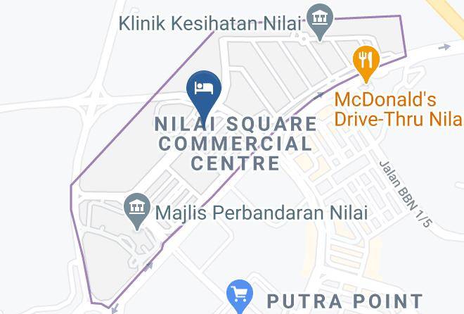 Seremban - Bilik Musafir Transit Maps
