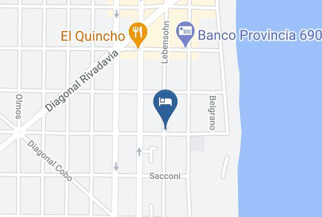 Mar Del Tuyu - Hotel Amancay Maps