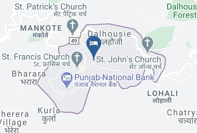 Dalhousie Sub District - Hotel Amar Maps