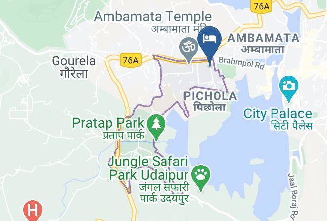 Udaipur - Hotel Amar Kothi Udaipur Maps