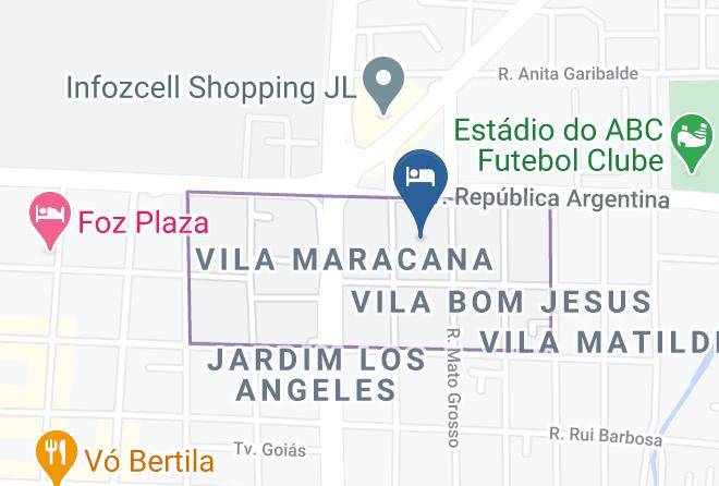Foz Do Iguacu - Hotel Amaranta Seu Hotel Economico Em Foz Do Iguacu Maps